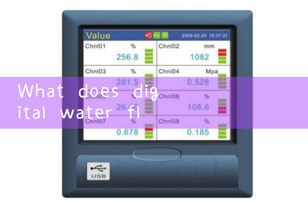 digital water flow meter|venturi meter